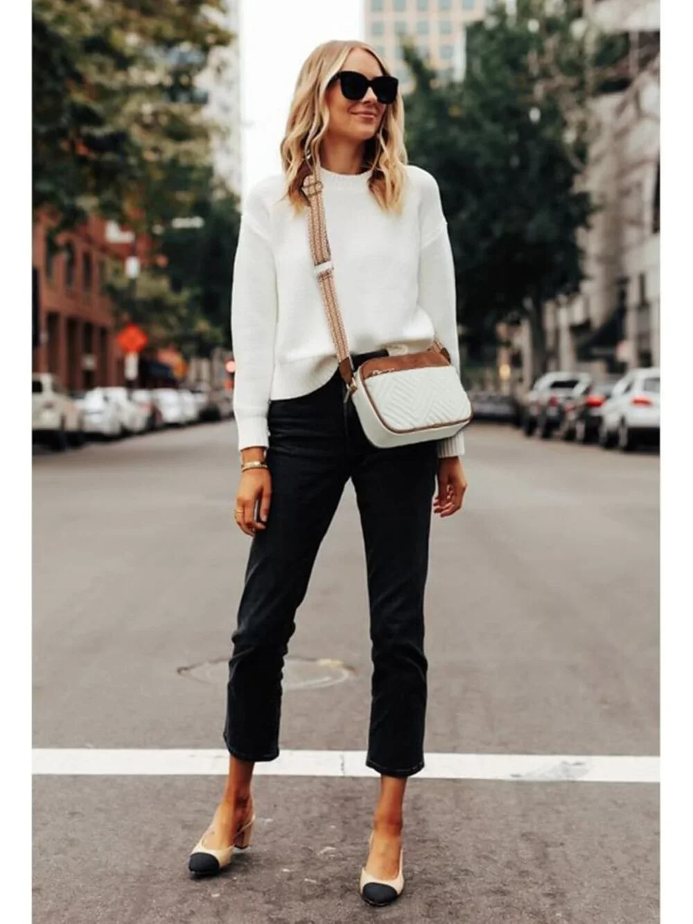 Women's Beige Brown Leather Crossbody Purses Shoulder Handbags with Wide Strap